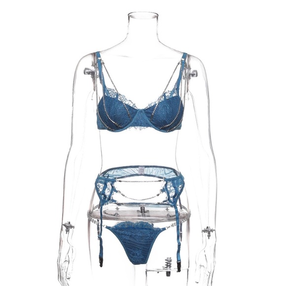 Women Thin Transparent Bra & Brief Set - Picture 6 of 8